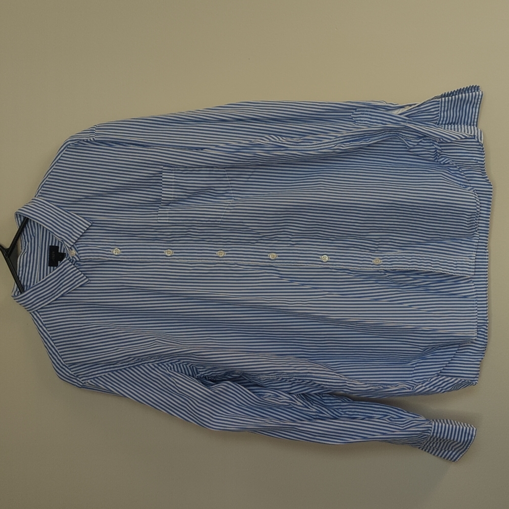 J Crew Striped Button Down